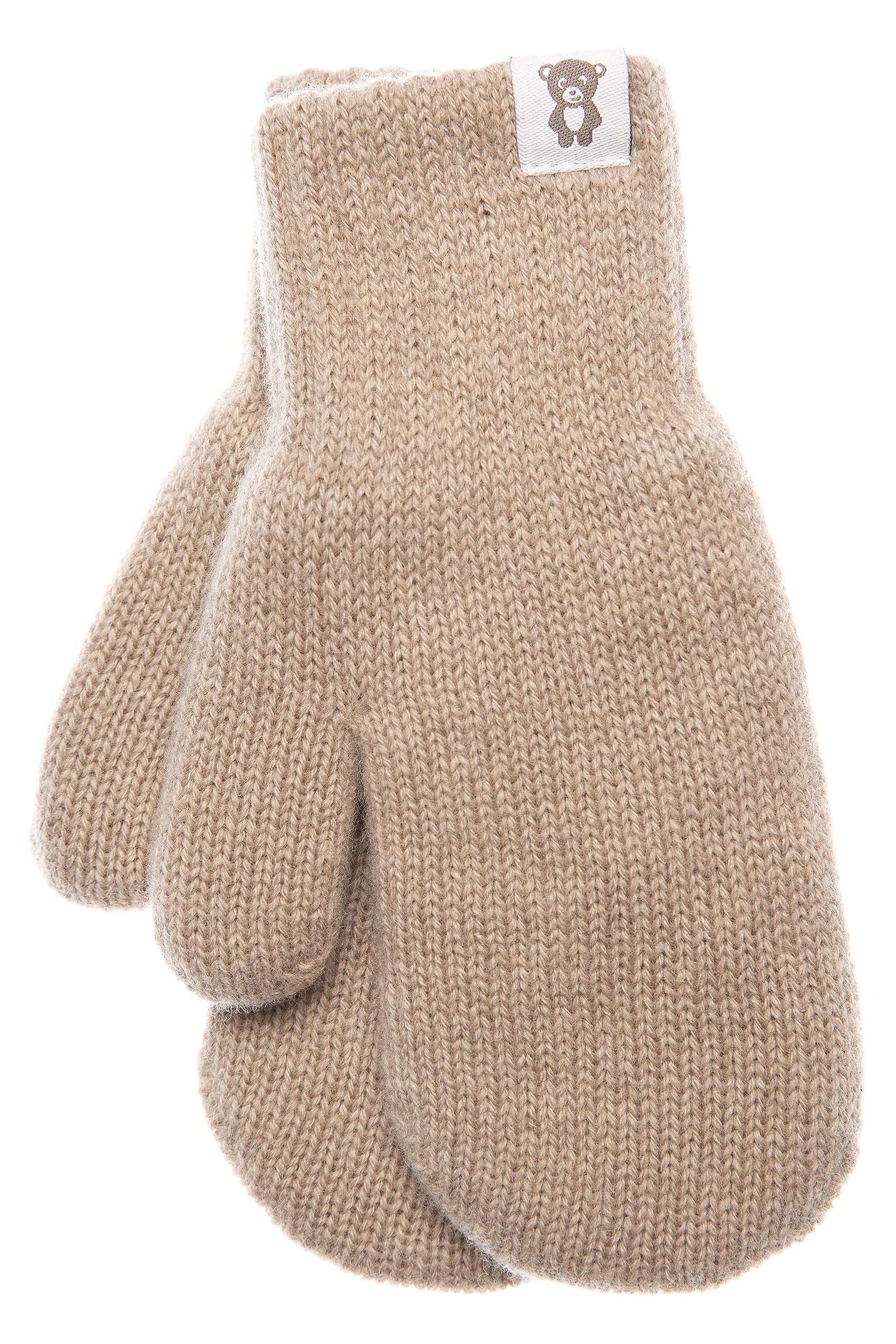 Handschuhe Wolle Kinder Baby Kleinkind, Strickhandschuhe Merinowolle und Kaschmirwolle für Jungen Mädchen 0,5-7 Jahr, Wollhandschuhe Warme Gestrickte Bequeme Weiche, in der Beige, Rosa, Grau Größe 4 (für 0,5 - 2 Jahre) Beige Angebot bei HelloDeals