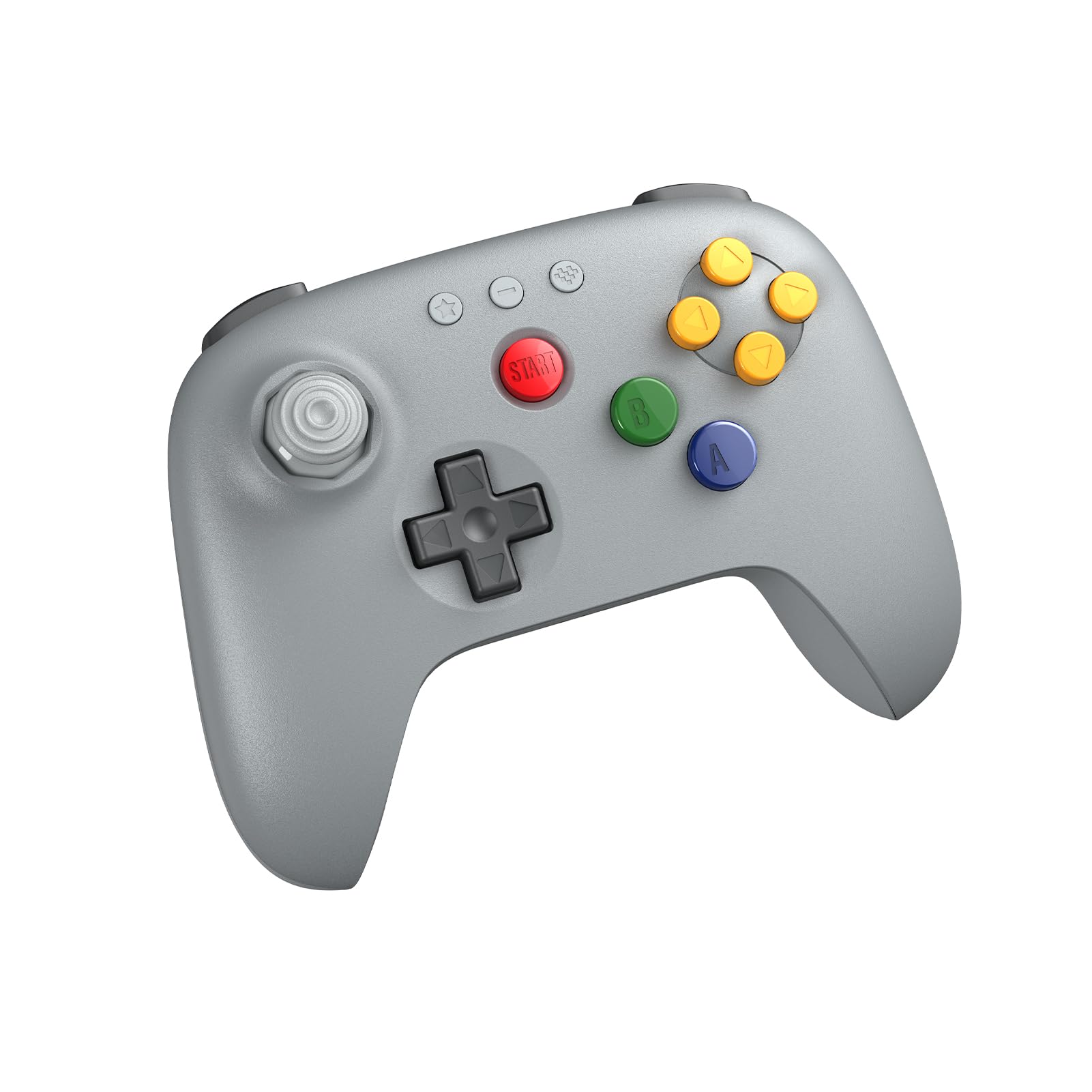 8BitDo 64 Bluetooth Controller for Analogue 3D, Switch, Switch 2, Windows, and Android (Grey) Angebot bei HelloDeals