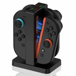 Diyife Ladestation für Nintendo Switch 2, [4 in 1] Neuestes Magnetisch Ladegerät für Controller, mit Typ-C Kabel und LED-Anzeige, Schnelles Ladestation Kompatibel mit Switch 2 JoyCons für Switch 2 Angebot bei HelloDeals