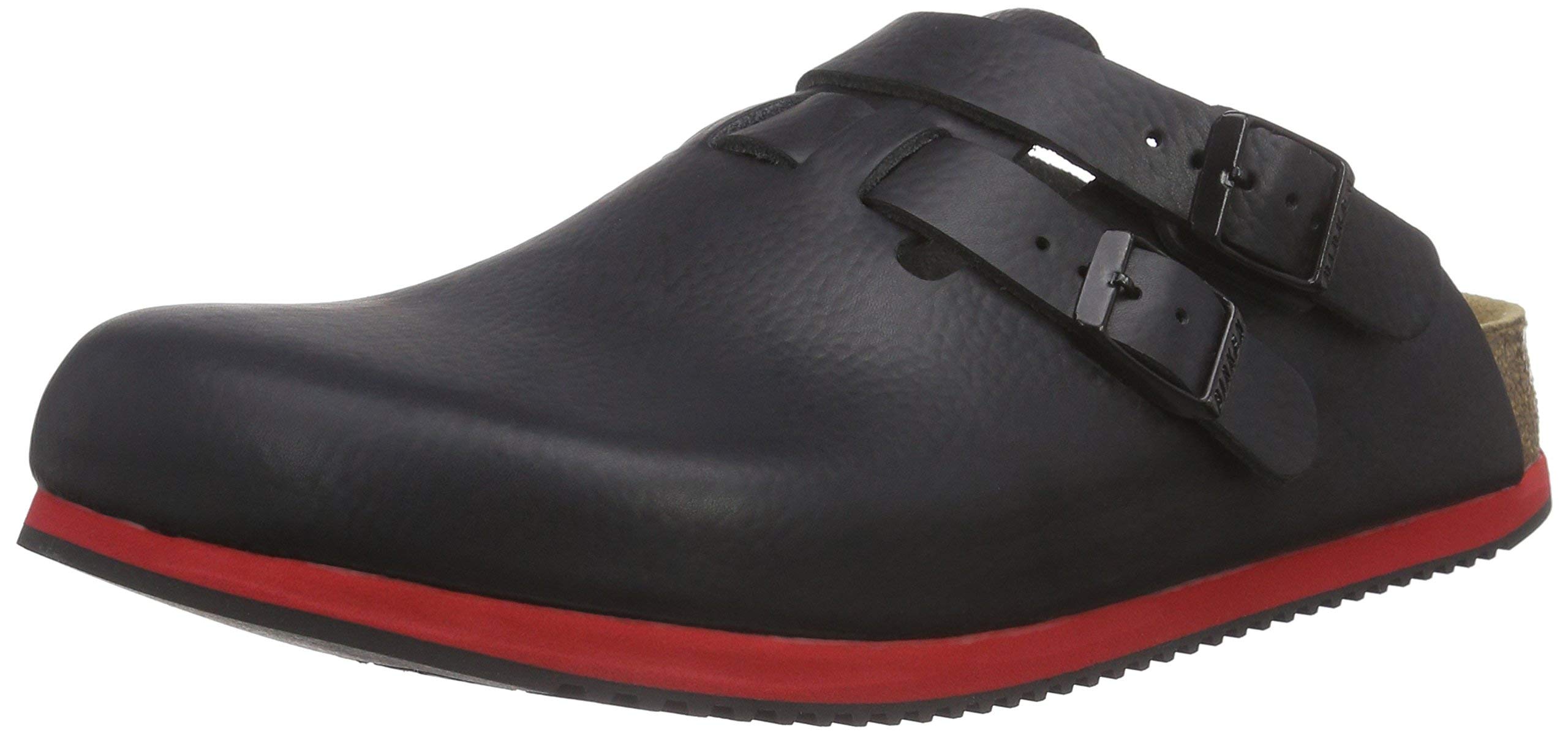 Birkenstock Professional Kay Leder Softfootbed, Herren Clogs 46 EU Schwarz Angebot bei HelloDeals