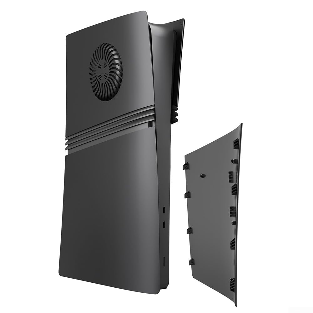 Faceplate mit Lüftungsschlitzen und Staubfilter, Frontplatte für PS5 Pro Konsole, Front- und Rückabdeckung Frontplatte mit Kühlung, staubdichte Hülle Ersatzplatte für PlayStation 5 Pro Angebot bei HelloDeals