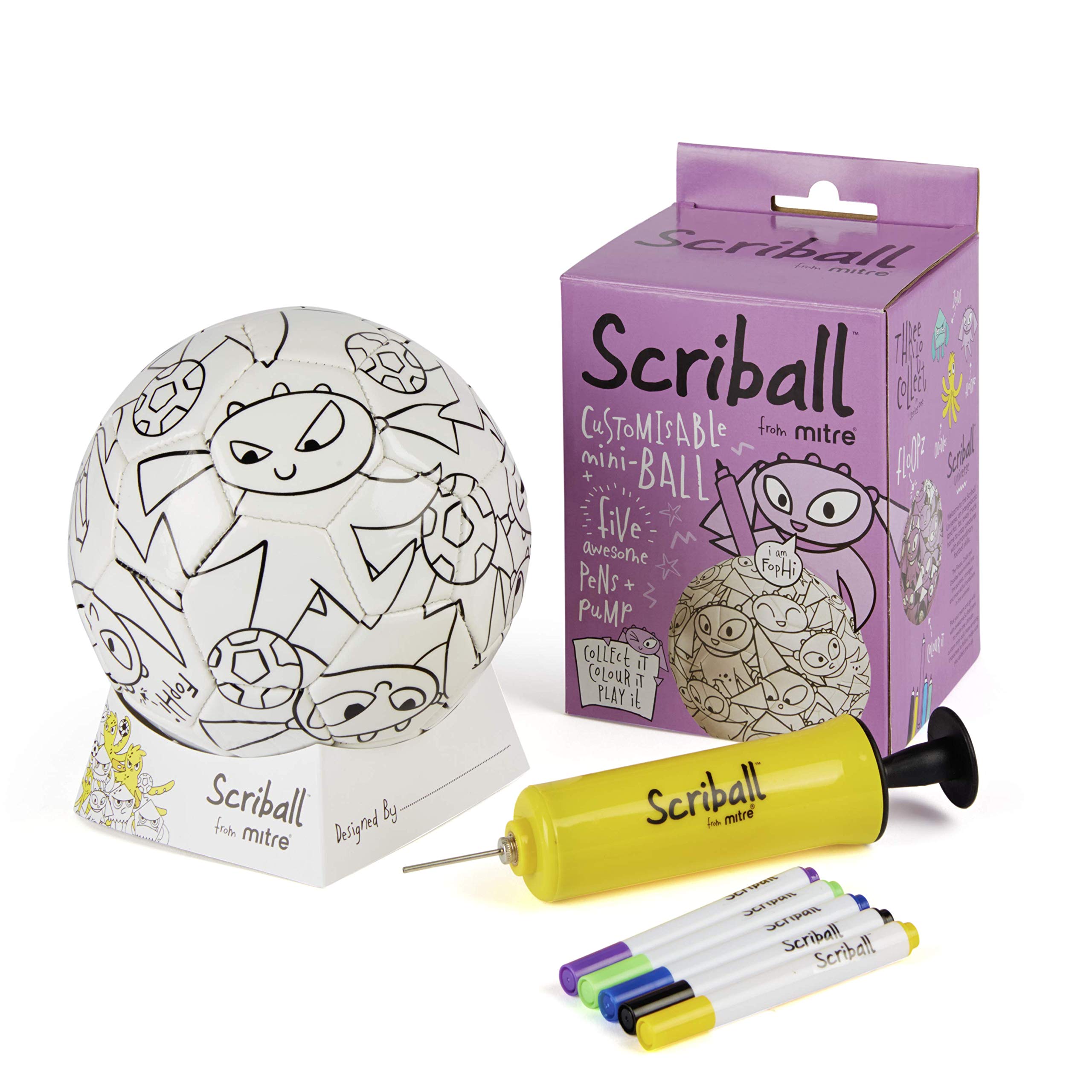 Mitre Kinder Scriball Ooodles | Individualisierbarer Mini-fußball Gelegenheit Einheitsgröße Fophi Angebot bei HelloDeals