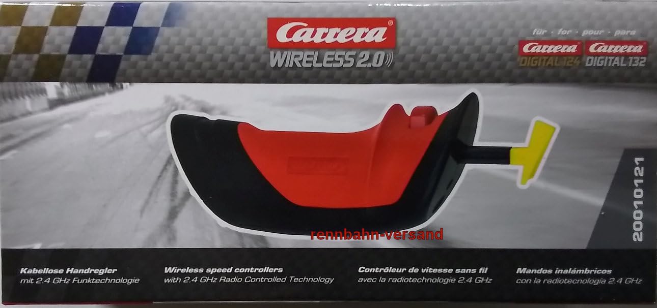 Carrera - 20010121 Wireless 2.0 Controller für Digital 132/124 | Kabelloses Rennerlebnis mit Präziser Steuerung | Einfache Einrichtung & Kompatibilität | Ergonomisches Design Angebot bei HelloDeals