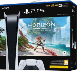 Playstation Console Sony 5 Edition Digital Avec Horizon Forbidden West EU PS5 - Digital Digital - Horizon Verboten West Angebot bei HelloDeals