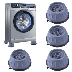 Nutabevr 4 Stück Waschmaschine Füße Pad,Antivibrationsmatte Waschmaschine Füße,Universal Waschmaschine Fußpolster Antirutschmatte,Schwingungsdämpfer für Waschmaschine Trockner,Kühlschrank,Tisch Angebot bei HelloDeals