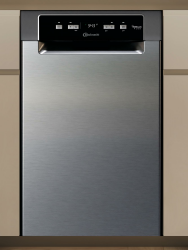 Bauknecht BK6UC11BS7A0X teilintegrierbarer Geschirrspüler (45 cm)/ ActiveDry/Sensorprogramm/PowerClean/Besteckschublade/Hygiene-Programm/Vollwasserschutz/Multizone/Startzeitvorwahl Angebot bei HelloDeals