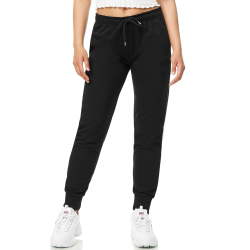 Jogginghose Damen - Sporthose Frauen Baumwolle, Trainingshose Fitness High Waist, Sweatpants Slim Fit Freizeithose Lang, Jogging Hose Laufhosen Modern L Schwarz Angebot bei HelloDeals