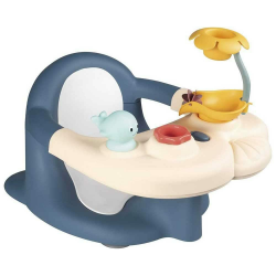 Smoby Toys - Little Smoby Baby-Badesitz ab 6 Monate - Badewannensitz mit Spieltisch inkl. Badewannenspielzeug - Sitzhilfe für Babys & Kleinkinder mit Saugnäpfen Angebot bei HelloDeals
