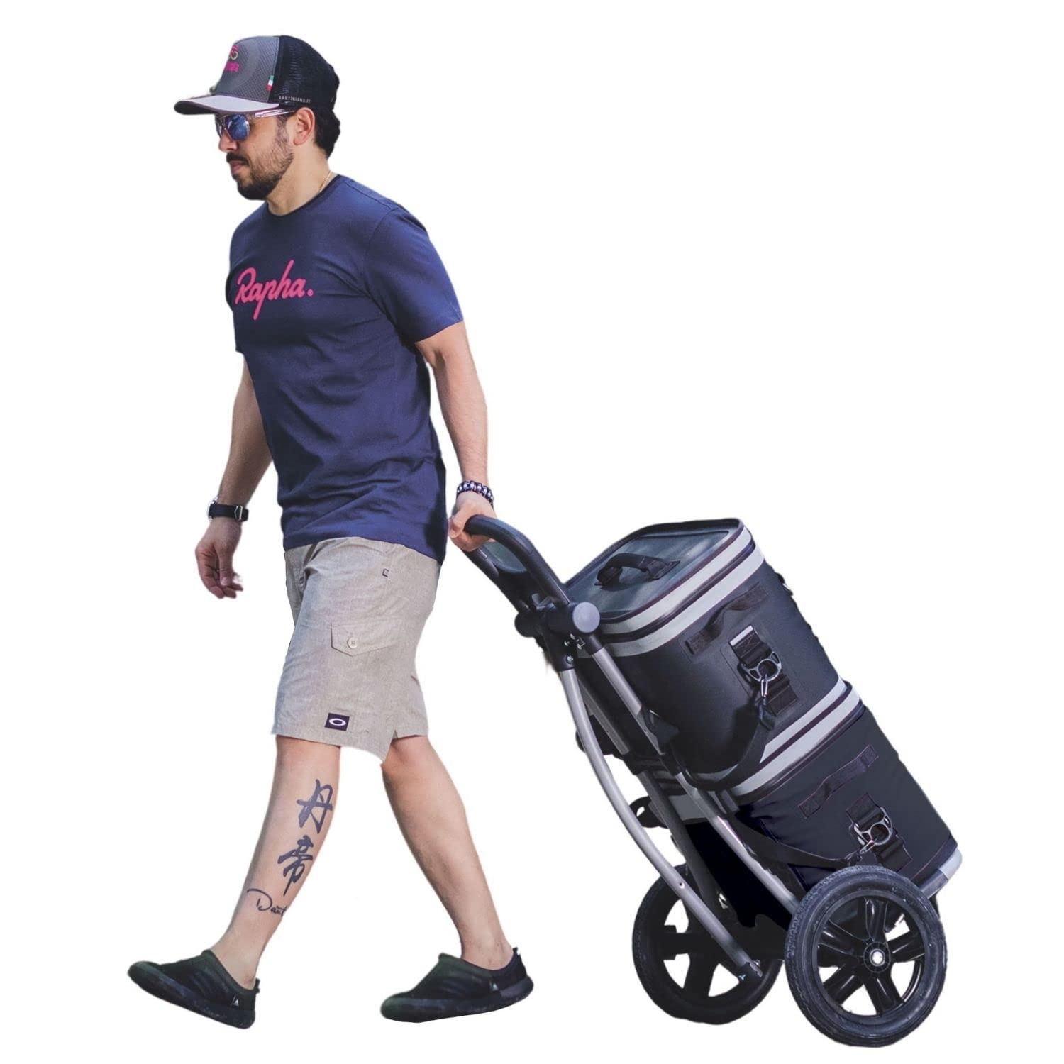 Red Loon by Bellelli Fahrrad Einkaufstrolley - B-Tourist L+XL - Fahrradanhänger Mit Kühltaschen 20+30 Liter - Outdoor Picnic Trolley - Kühlbox Bis 68h Kühlung Angebot bei HelloDeals