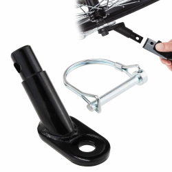 Fahrrad Anhängerkupplung mit Sicherungsstift - Adapter für Kinderanhänger und Lastenanhänger Angebot bei HelloDeals
