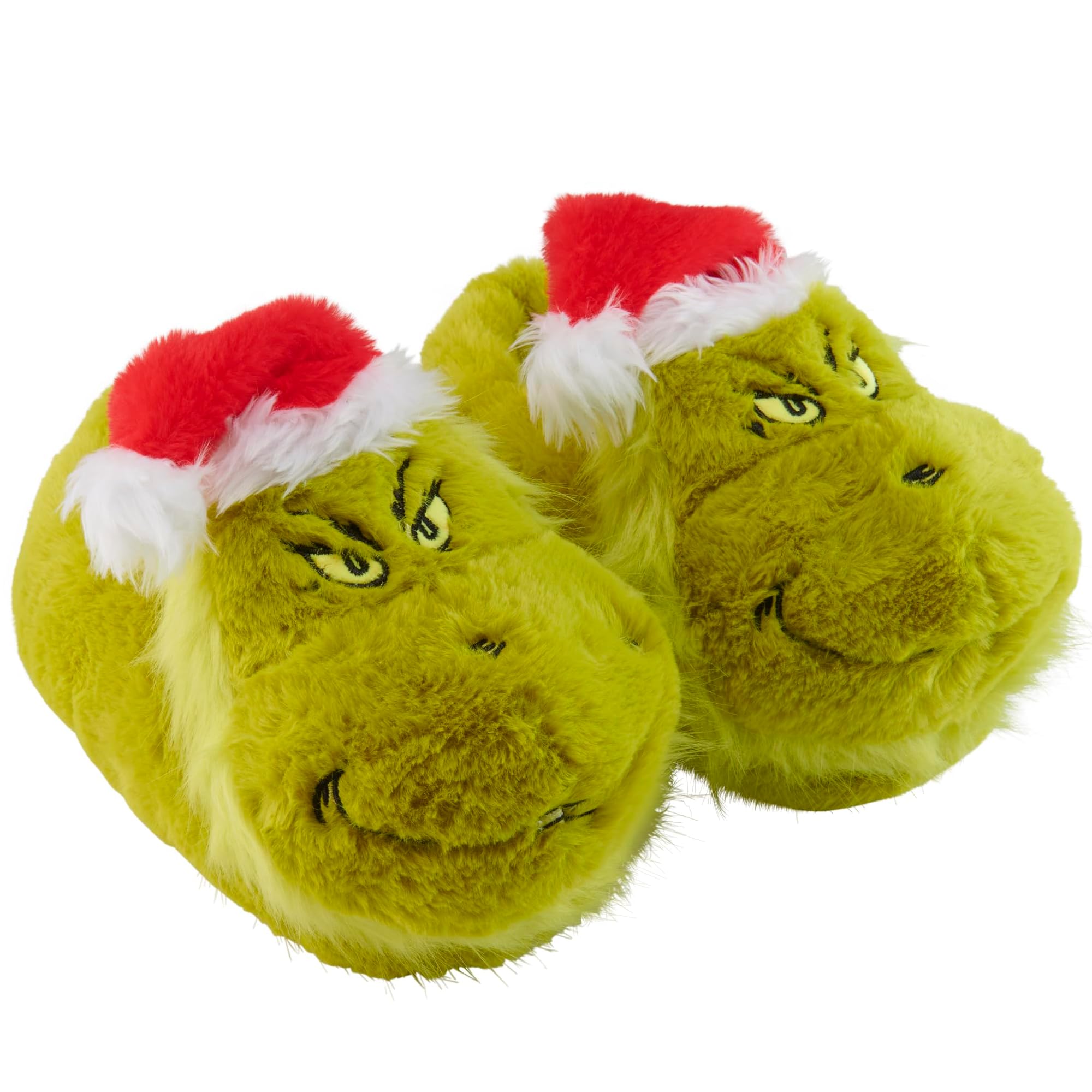 United Labels Grinch 3D Hausschuhe Plüsch für Damen und Herren, Grün, Unisex Slipper mit Weihnachtsmütze, Pantoffeln Winter, Puschen Weihnachten 38/40 EU Grün Angebot bei HelloDeals