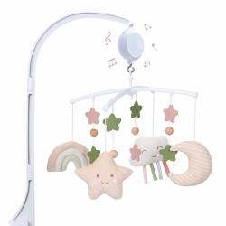 Mobile Baby,Baby Spieluhr mit 35 Musik,Einstellbare Lautstärke,Einfach anzubringen,Stoppt nach 30 Minuten automatisch,Perfekte Geschenk Für Jungen und Mädchen(Regenbogen) Angebot bei HelloDeals