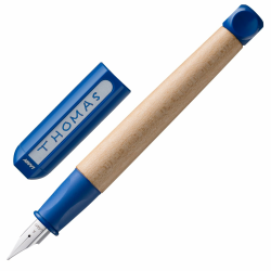 Lamy abc blue Füller - kindergerechter Schreiblernfüller mit ergonomischem Griff & polierter Stahlfeder in Strichbreite A - robustes Ahorngehäuse - inkl. Tintenpatrone T 10 blau - Rechtshänder Feder Anfänger Blau Angebot bei HelloDeals
