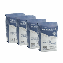 Algaplay Michelangelo Moulding Alginate Slow Setting. Farbliche Alginat für hohe Präzision, perfekt für Hand- oder Körperabdrücke Made in Italy (4 Pack 1800 G.) 4x450g. Angebot bei HelloDeals