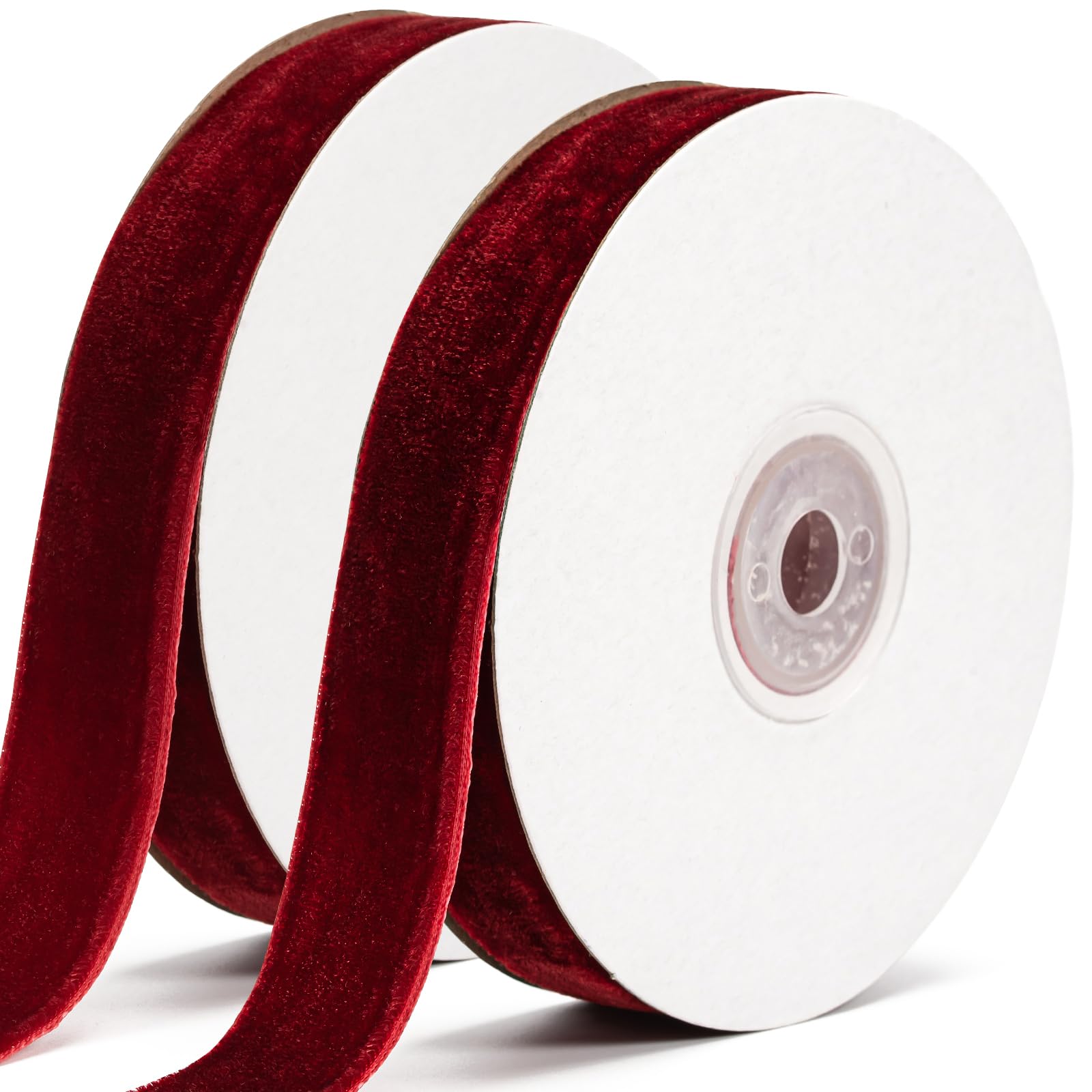 Samtband Rot 20mm x 18m Schleifenband Weihnachten, Satinband für Geschenkverpackung, Weihnachtsdeko, Dekoband und Basteln (Rot) Angebot bei HelloDeals