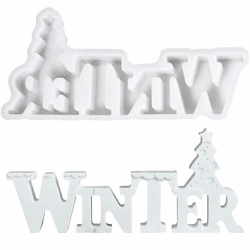 Silikonformen Gießformen, Silikonform Weihnachten Buchstaben Winter Weihnachtsbaum Silikonform, silikonform Winter, Gips Gießformen weihnachten Tannenbaum Angebot bei HelloDeals