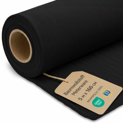Stoff Meterware Baumwollstoff 5 M x 160 cm - Stoffe zum nähen aus reine baumwolle fabric futterstoff dekostoff für patchwork canvas und sewing nähstoff Oeko-Tex 2. Schwarz 2. Schwarz 5 M - Baumwolle Angebot bei HelloDeals