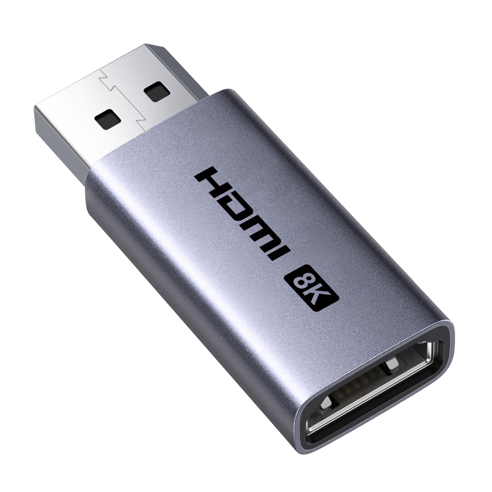 UGREEN 8K Displayport auf HDMI Adapter, Unidirektional DP auf HDMI 8K@60HZ/4K@240Hz/2K@240Hz/1080P@480Hz, Kompatibel mit HP, Dell, Projector, Monitor, AMD, GPU, NVIDIA 1 Stück Angebot bei HelloDeals