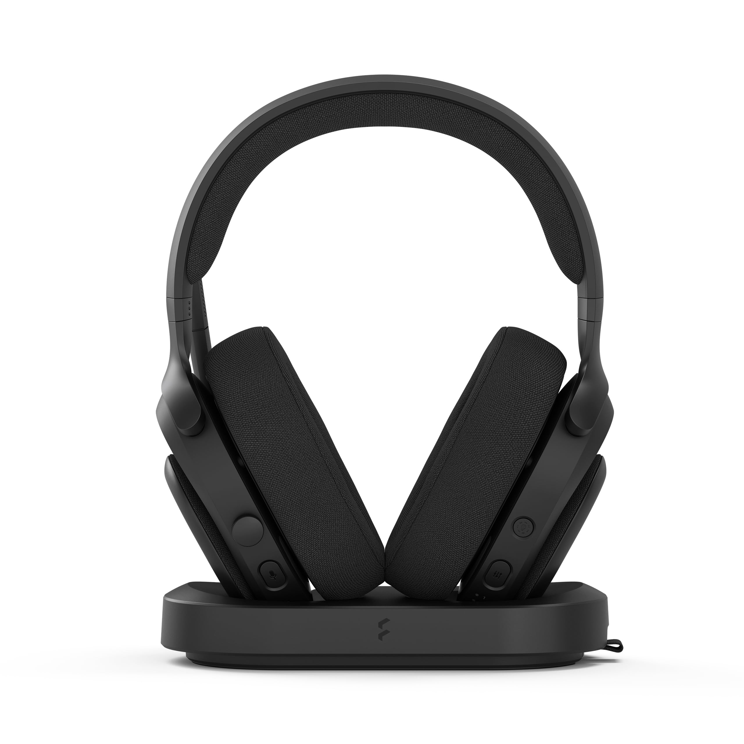 Fractal Design Scape Dark - Wireless PC Gaming Headset - Abnehmbares Mikrofon mit Geräuschfilter – Bis zu 40 Std. Akkulaufzeit – RGB-Beleuchtung mit Statusanzeige – Schwarz Angebot bei HelloDeals
