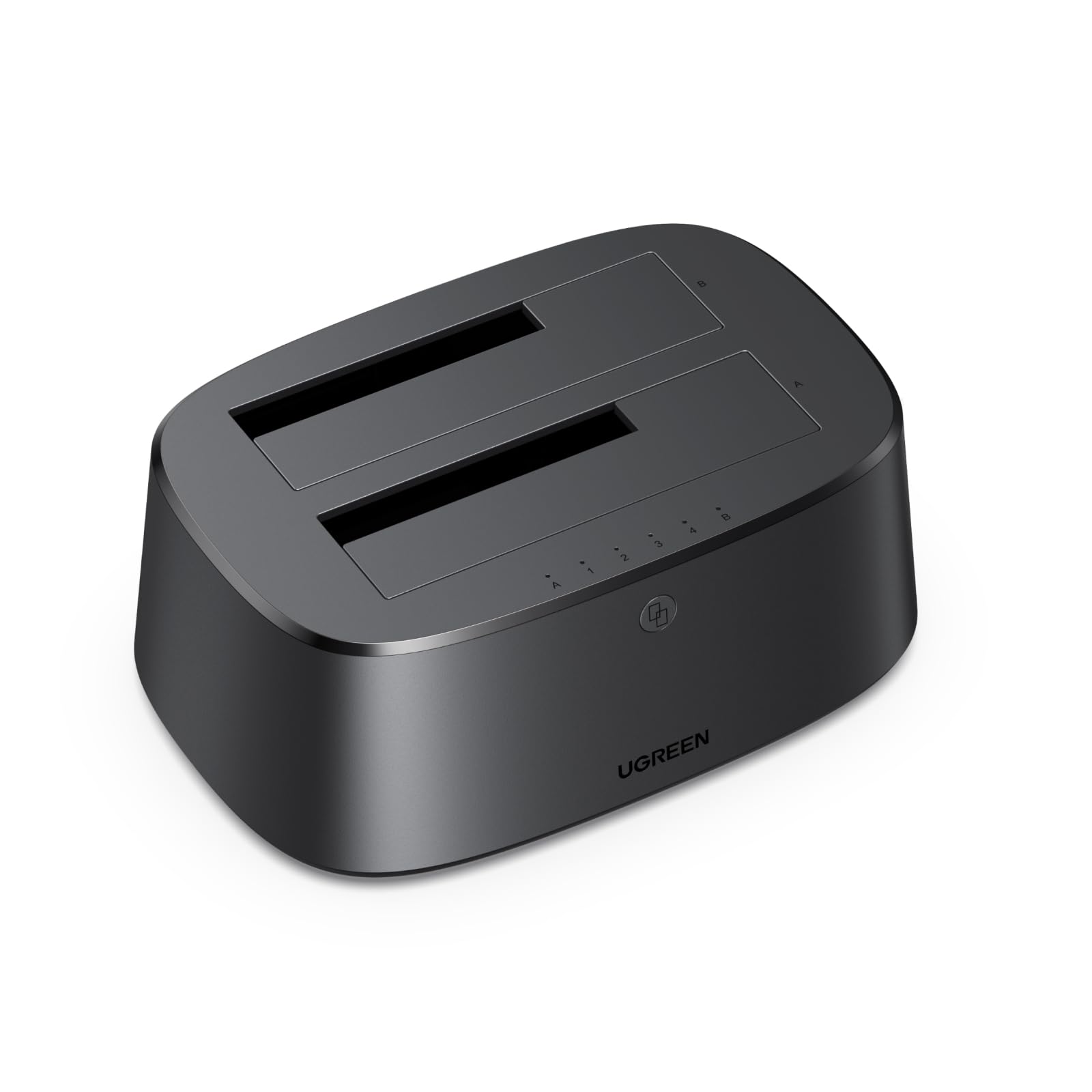 UGREEN Festplatten Dockingstation, USB 3.0 HDD Docking Station für 2,5''/3,5'' SATA HDD & SSD, 5Gbps Dual Bay Festplatten Adapter unterstützt Offline-Klonen und UASP Angebot bei HelloDeals