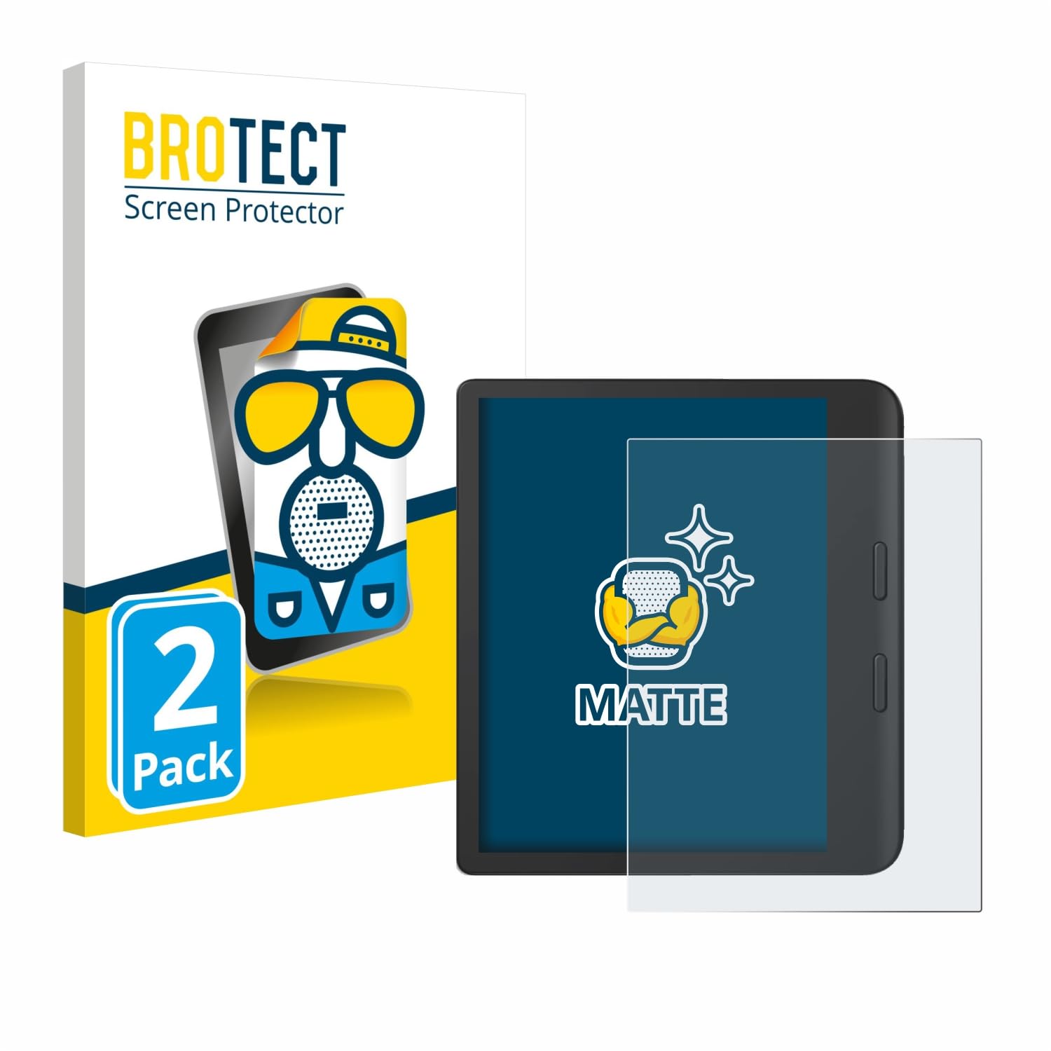 BROTECT Entspiegelungs-Schutzfolie für Tolino Vision Color 2024 (2 Stück) Matte Displayschutz-Folie, Anti-Reflex, Anti-Fingerprint Angebot bei HelloDeals