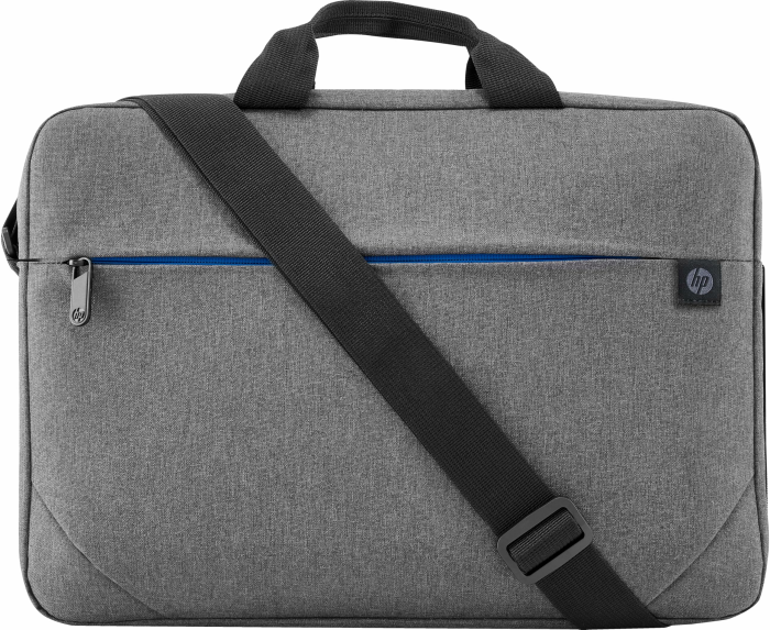 HP Prelude Laptop-Tasche, für 13,3 bis 17,3 Zoll Laptops, gepolsteter Riemen, wasserdicht, 370 g, 3 Innentaschen, 1 Außentasche, Grau 17,3 Zoll Umhängetasche Grau Angebot bei HelloDeals