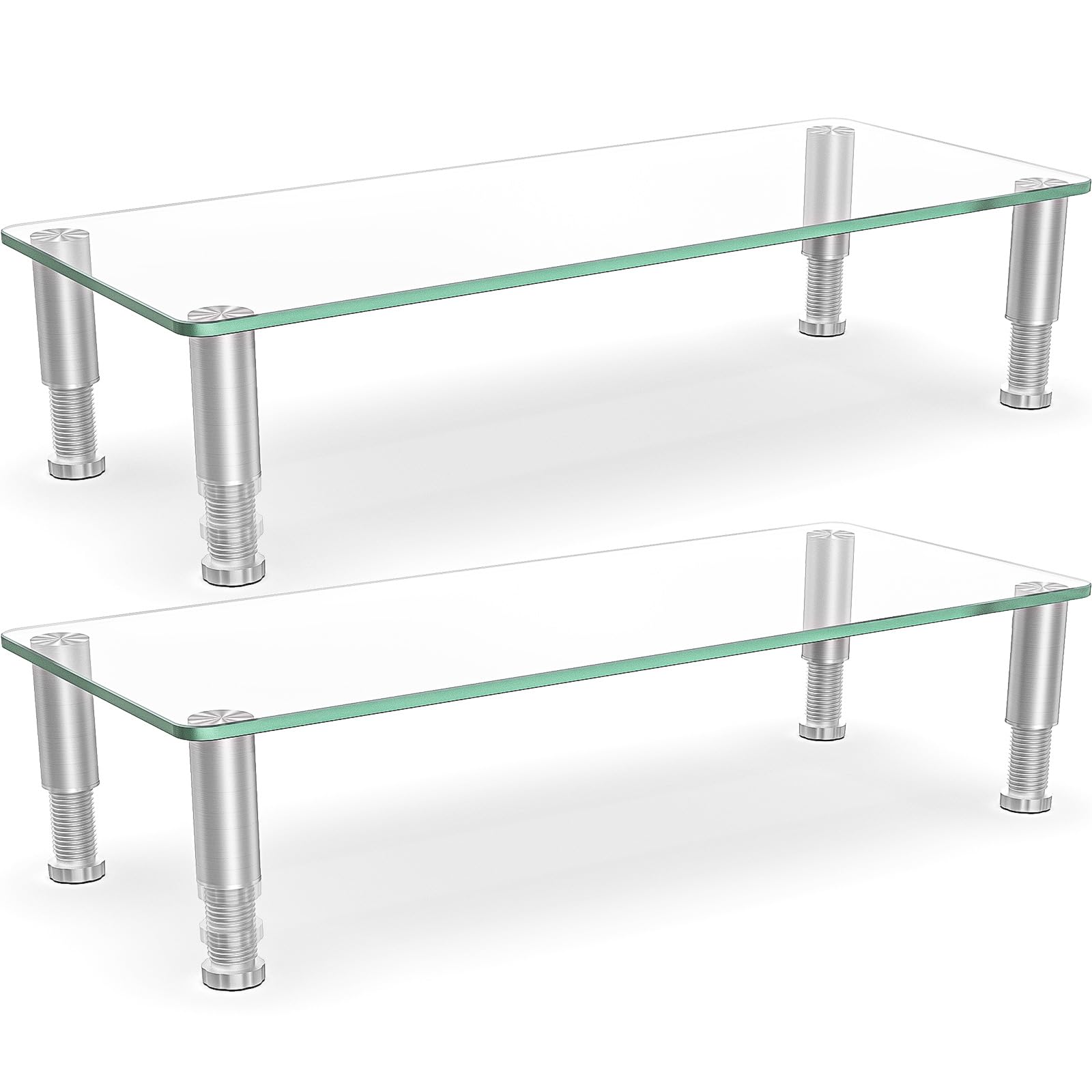 Hemudu 2-Teiliges PC-Monitor Ständer mit höhenverstellbarem Multimedia-Tischständer für FlachLCD-LED-TV, Laptop / Xbox one, HD01T-201P Angebot bei HelloDeals