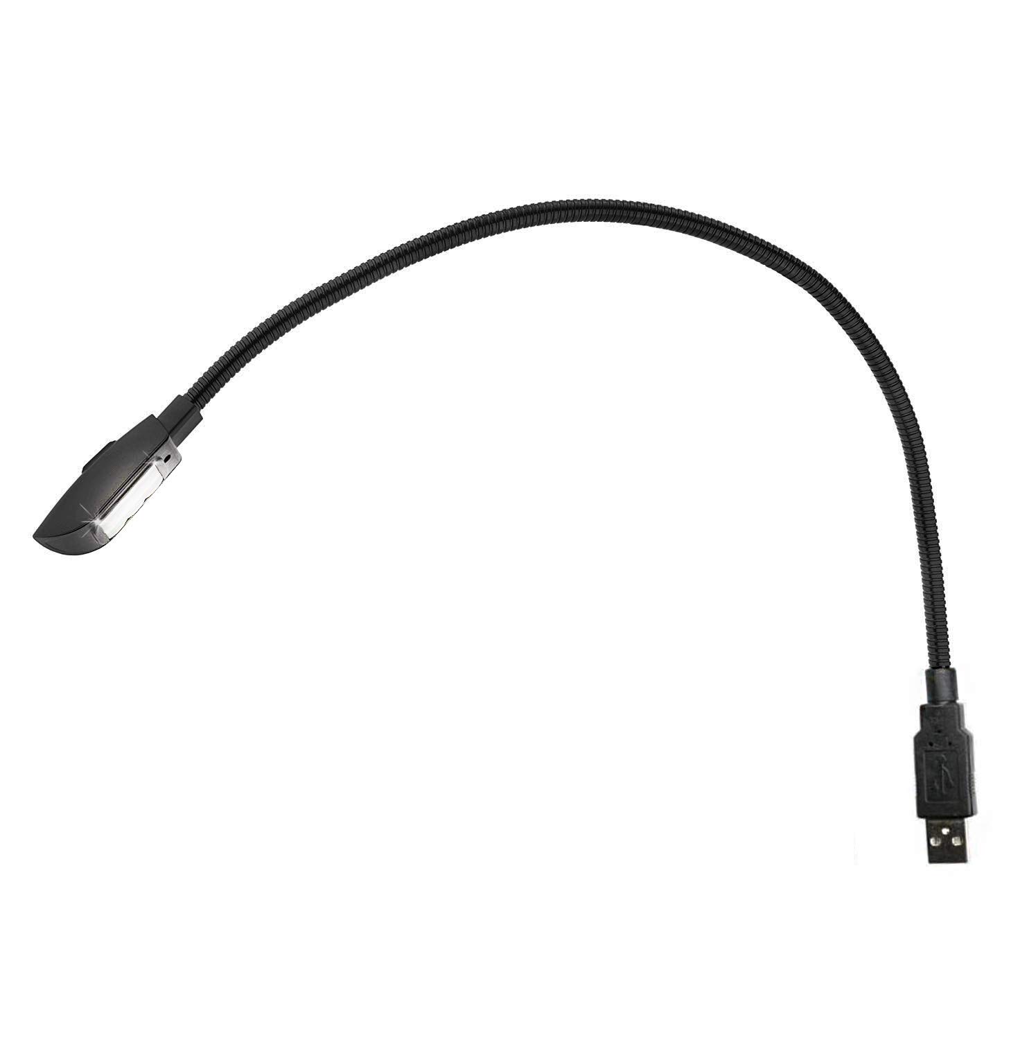 Infitronic IN3LED1USBM - 3 LED USB Lampe/USB Leuchte/Schwanenhalsleuchte/Leselampe/Leseleuchte/Tastaturlampe für PC Laptop Notebook Computer Tastatur (Mit Farbwahl) Angebot bei HelloDeals