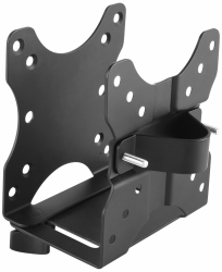 ICY BOX IB-MSA102-VM Halterung für Mini-PC (Intel NUC, Mac mini etc.) bis 5 kg, Montage an Monitorständer oder VESA, variable Breite, Stahl, schwarz IB-MSA102-VM IB-MSA102-VM Angebot bei HelloDeals