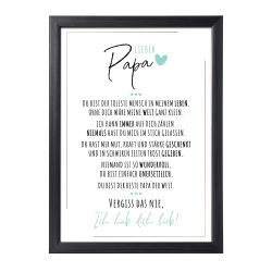 Fjllrven Definition Poesie Kunstdruck-Poster | Weihnachtsgeschenke Papa Geschenk | Vatertagsgeschenk | Geschenke für Papa Geburtstag | Wanddeko Deko Wohnzimmer | DINA A4 mit Rahmen Schwarz 33L x 23B cm mit Rahmen | Schwarz | Papa Angebot bei HelloDeals
