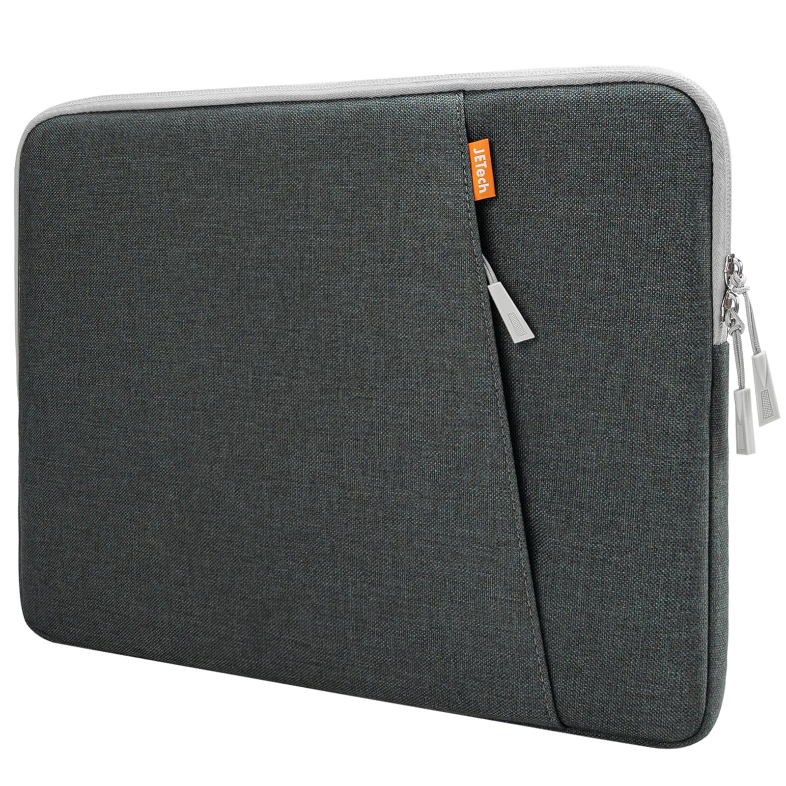 JETech Laptoptasche Hülle für 15 Zoll Notebook, Kompatibel mit MacBook Air 15 Zoll M4/M3/M2, MacBook Pro 16 Zoll M4/M3/M2/M1, Wasserdicht Stoßfest mit Laptop Sleeve (Dunkelgrau) 15 Zoll Dunkelgrau Angebot bei HelloDeals