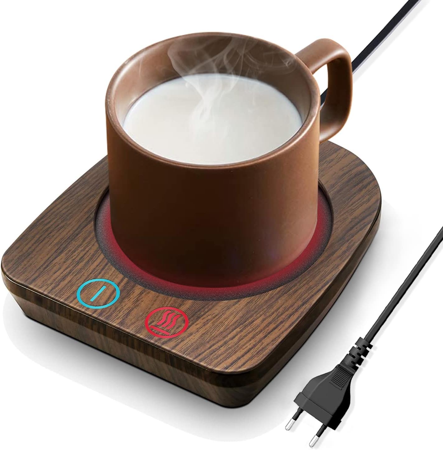 Tassenwärmer Kaffeewärmer mit 3 Temperatureinstellungen,Getränkewärmer mit Automatischer Abschaltung nach 4 Stunden für Büro,Hausgebrauch Angebot bei HelloDeals