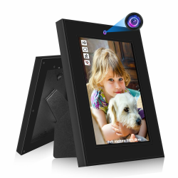 Bilderrahmen Kamera HD 1080P Kleine Kamera, Fotorahmen Videokamera, Bilderrahmen Kleine Kamera Unterstützung Bewegungserkennung und Loop-Aufnahme Angebot bei HelloDeals