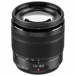 Panasonic H-FS12060E LUMIX G Vario 12-60 mm F3.5-5.6 ASPH. Objektiv (5x Zoom, Power O.I.S. Bildstabilisator, Staub-/ Spritzwasserschutz) schwarz Single Angebot bei HelloDeals