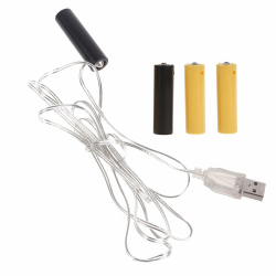 Batterie Eliminator AA 4.5V 3V, Batterie Adapter, Batterie Netzteiladapter Für Weihnachten LED Licht Toy (AA 1) Angebot bei HelloDeals