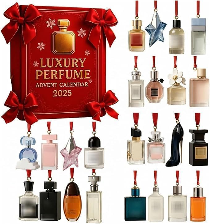 Luxus-Parfüm-Adventskalender, 24 Tage Designer-Düfte FüR Damen Und Herren – Premium-Geschenkset Für Den Countdown Bis Weihnachten,24-Tägiges ParfüM-Geschenkset Angebot bei HelloDeals