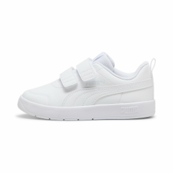 PUMA Unisex Baby Courtflex V3 V InfSneaker 27 EU Puma White Puma White Silver Mist Angebot bei HelloDeals