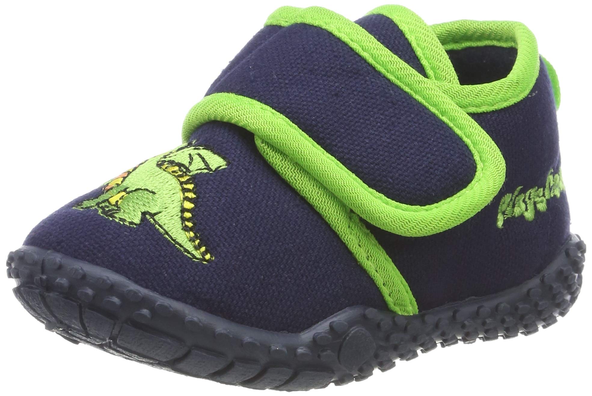 Playshoes Unisex Kinder Hausschuhe Hausschuh 26/27 EU Drache Angebot bei HelloDeals
