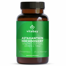 Vitabay Astaxanthin 12 mg hochdosiert – 90 vegane Softgel-Kapseln – laborgeprüft & ohne Zusatzstoffe 90 Stück (1er Pack) Angebot bei HelloDeals