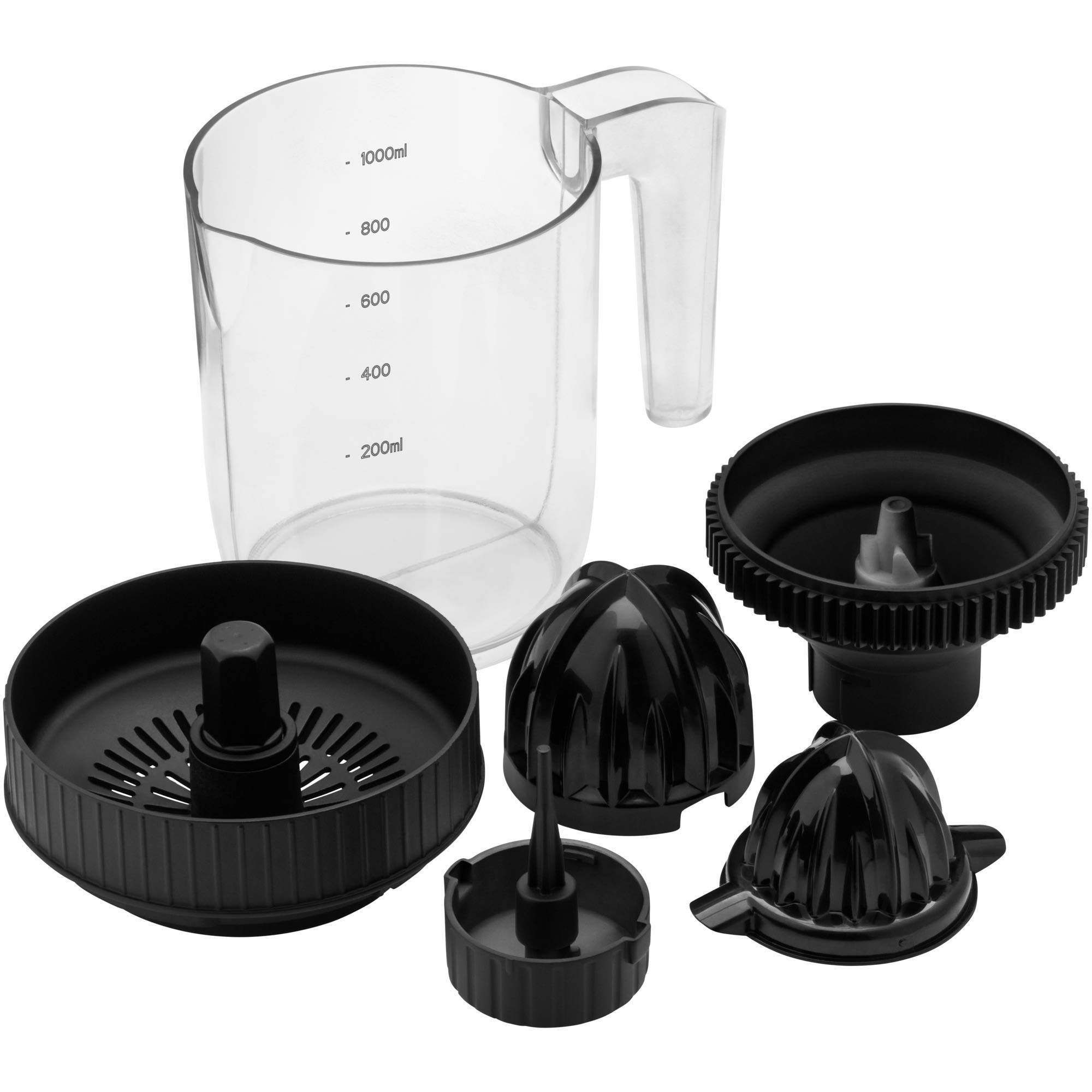 WMF Kult X Spiralschneider Zubehör, Zitruspresse elektrisch für Spiralschneider, Orangenpresse, Zitronenpresse elektrisch, 2 Presskegel mit 1l Krug Angebot bei HelloDeals