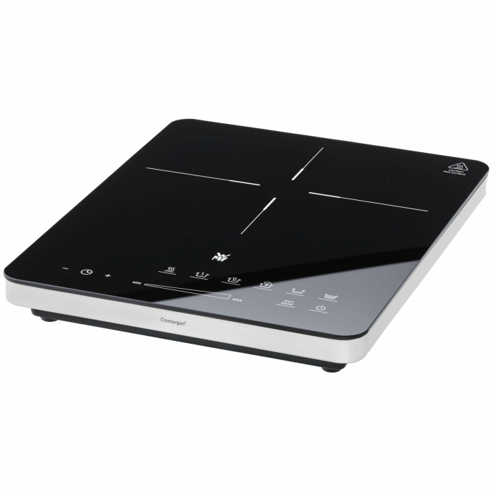 WMF Kult X Einzel- Induktionskochfeld mobil, Kochplatte bis 28 cm, Induktionskochplatte 1 Kochfeld, 8 Stufen, Topferkennung, Touch-Display, Glaskeramik, Timer-Funktion, 2100 W Single Angebot bei HelloDeals