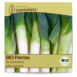 Samenliebe BIO Porree Samen De Carentan 2 samenfestes Gemüse Saatgut 200 Samen für Gewächshaus Freiland und Balkon BIO Gemüsesamen winterhart Angebot bei HelloDeals