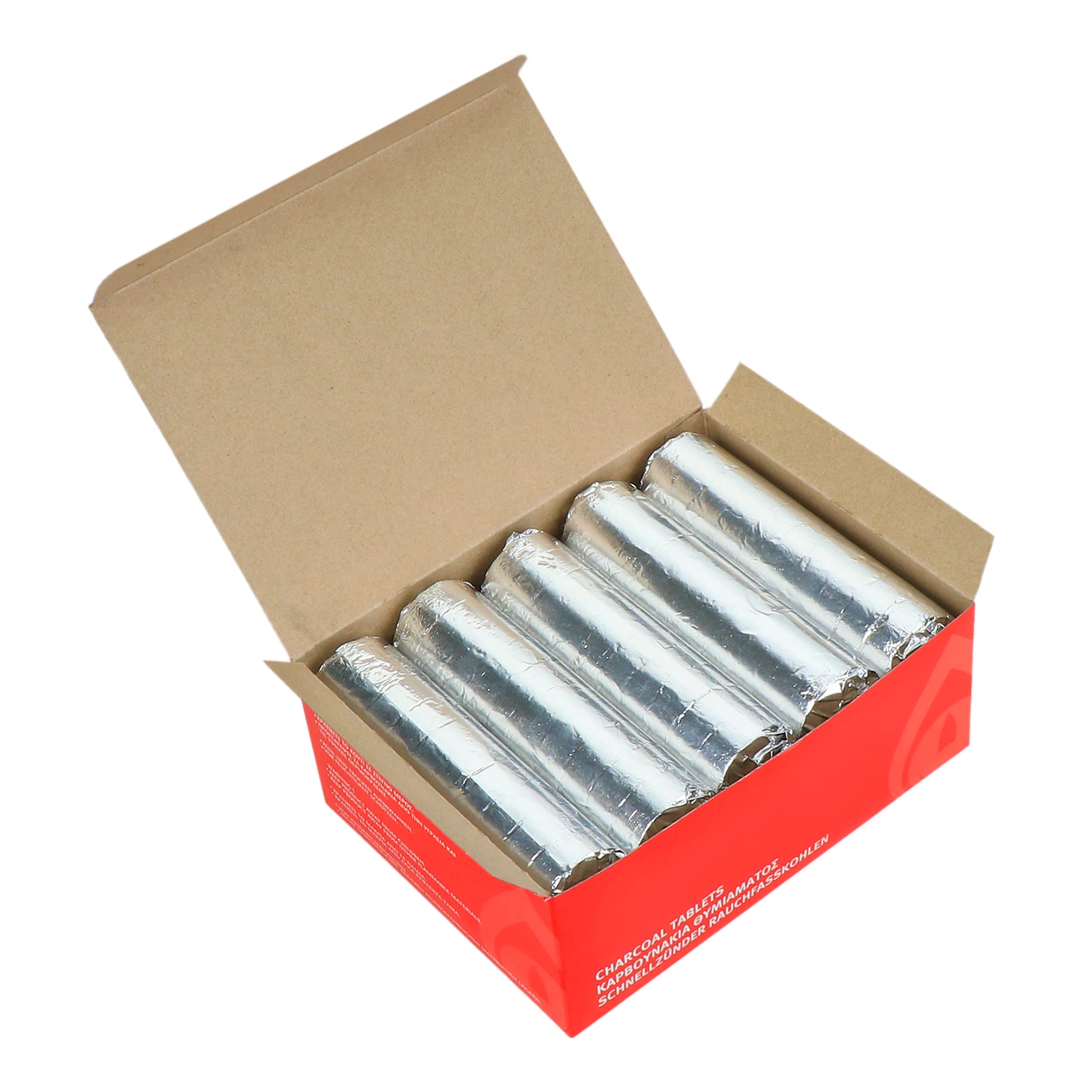 NKlaus Räucherkohle 10 Rolle Ø 40mm 100 Kohletabletten schnellzündend Naturkohle Selbstzünderkohle Shisha Schnellanzünder aus Griechenland 1119 10 Rollen Angebot bei HelloDeals