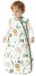Chilsuessy Baby Schlafsack 2.5 Tog Winter Babyschlafsack Baumwolle Baby Ganzjahresschlafsack Neugeborene Winterschlafsack, 2.5 Tog/Löwen Wald, 78cm/6-12 Monate 78cm/6-12 Monate 2.5 Tog/Löwen Wald Angebot bei HelloDeals