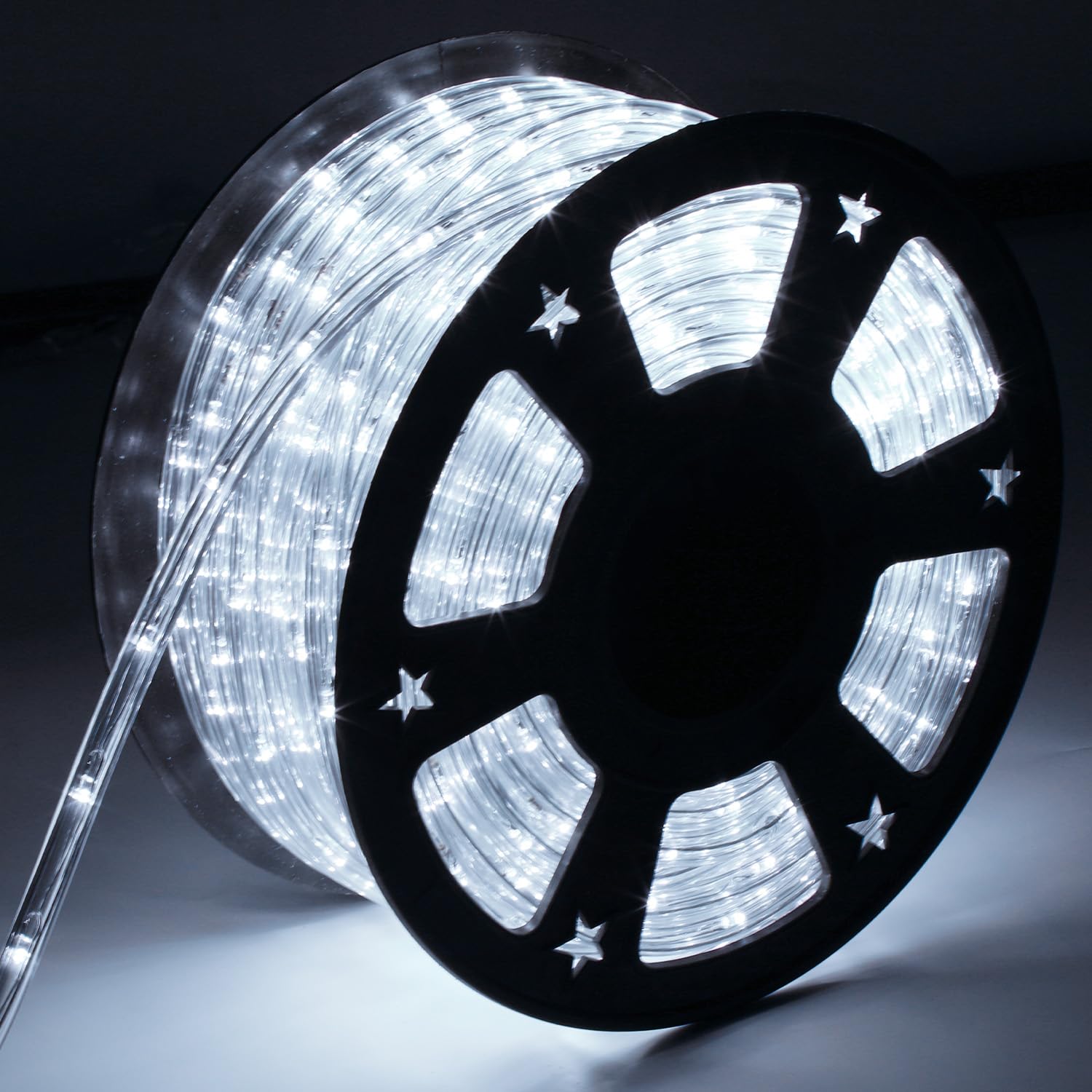 LED Lichtschlauch, 20m Lichterkette, Weiß Lichtschläuche Wasserdicht, Lichtschläuche für Innen Außen Deko, Party, Hochzeit, Balkon, Garten, Weihnachtsbaum 20m Weiß Angebot bei HelloDeals