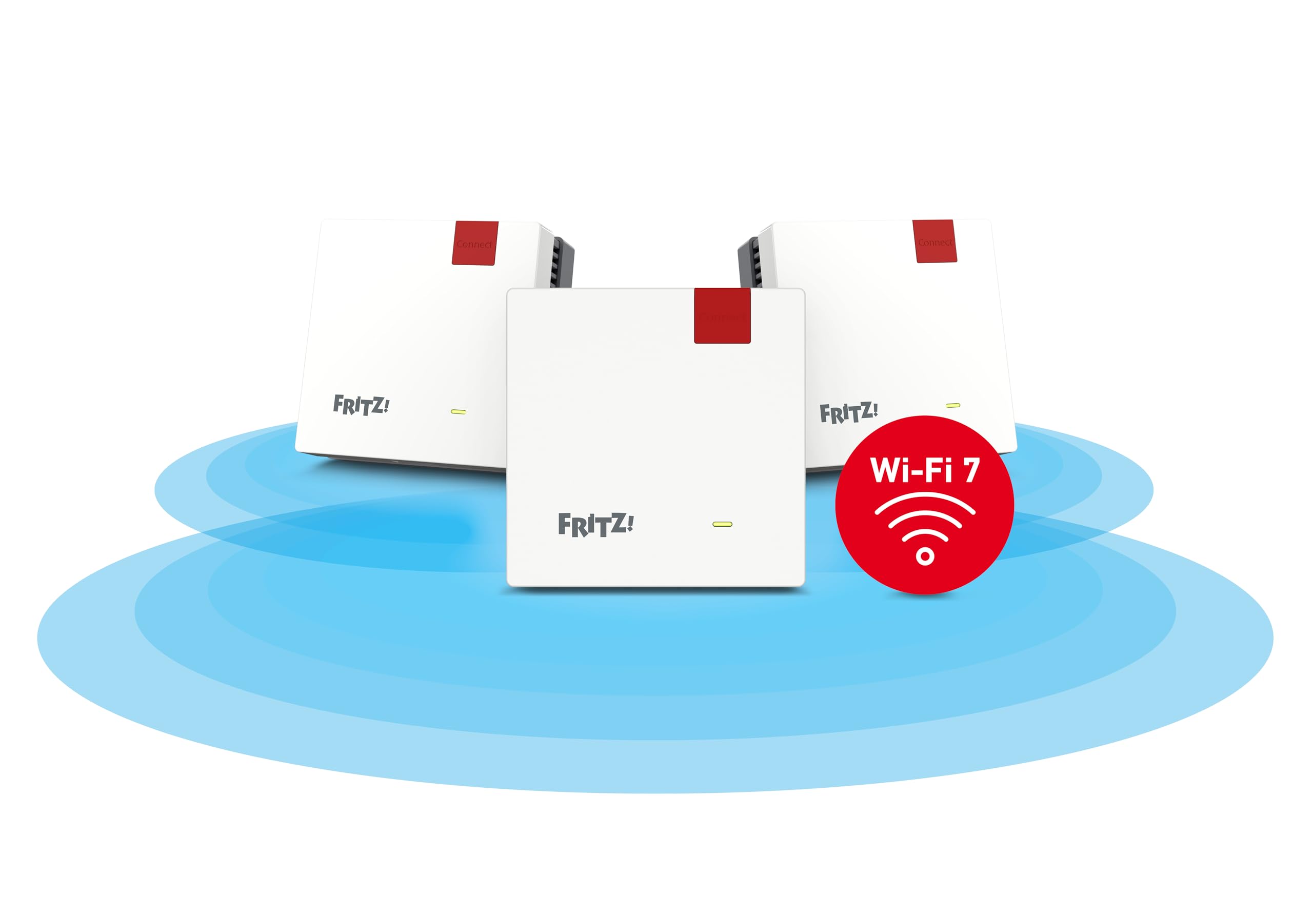 FRITZ!Mesh Set 1700 3er-Set | schnelles Wi-Fi 7 bis zu 3.600 MBit/s | WLAN-Abdeckung für 5-7 Räume | ideal für Internetrouter oder Glasfasermodem (ONT) | einfache Einrichtung | Made in Europe Angebot bei HelloDeals