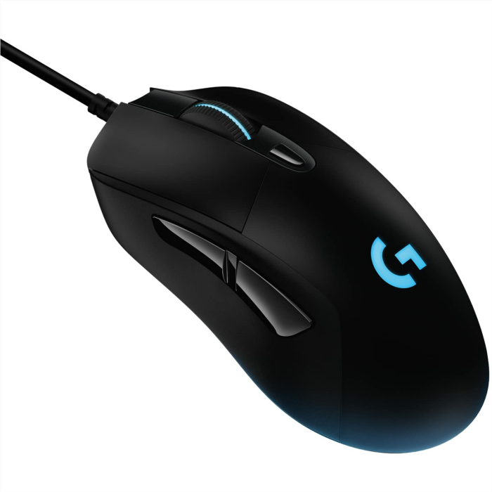 Logitech G403 HERO Gaming-Maus mit HERO 25K DPI Sensor, LIGHTSYNC RGB, geringes Gewicht von 87g und optionales 10g Gewicht, geflochtenes Kabel, PC/Mac - Schwarz G403 Hero EU Version Angebot bei HelloDeals