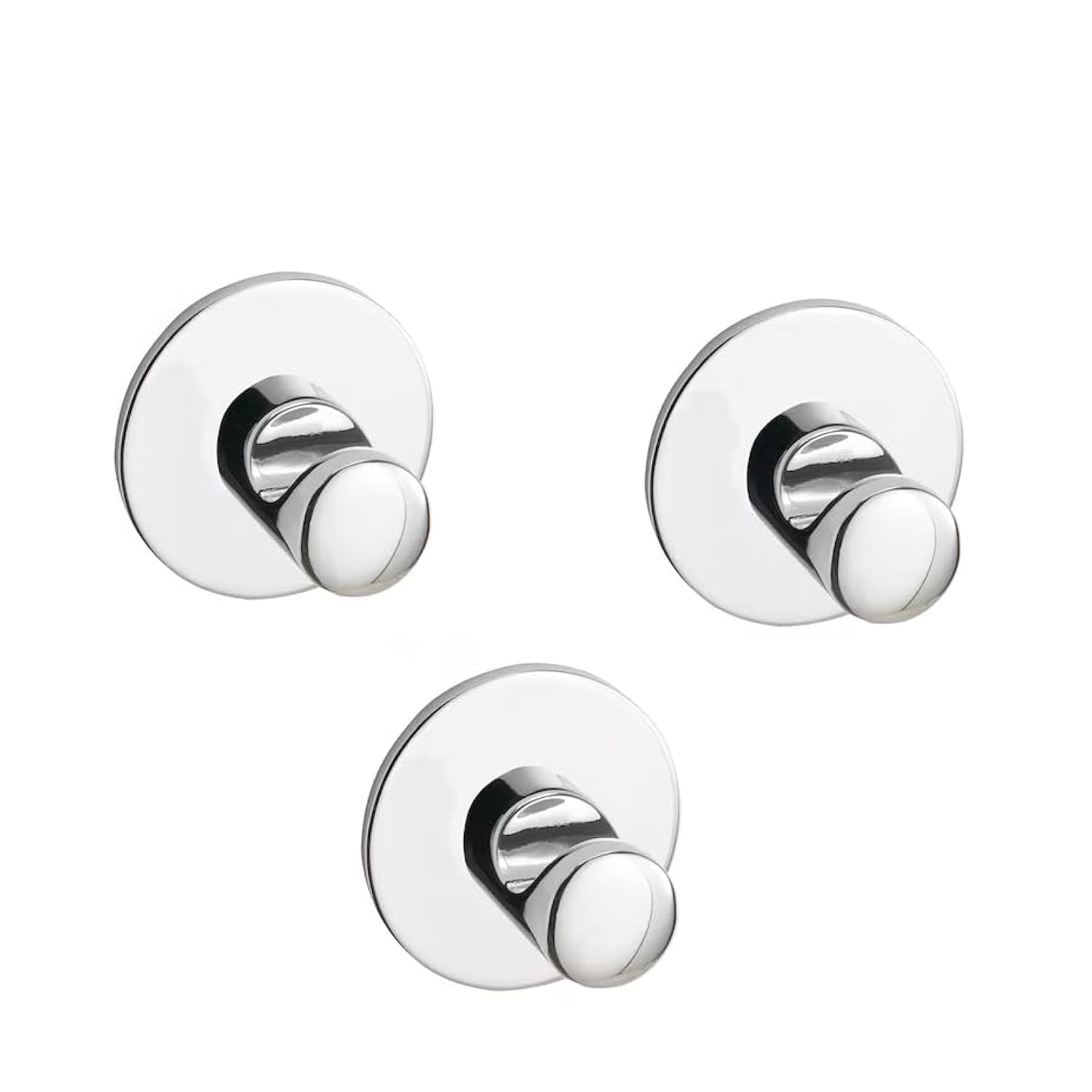 Ikea Skoghall Haken, selbstklebend, verchromt, 3 Stück, 160 x 100 mm 1-Pack Silber Angebot bei HelloDeals