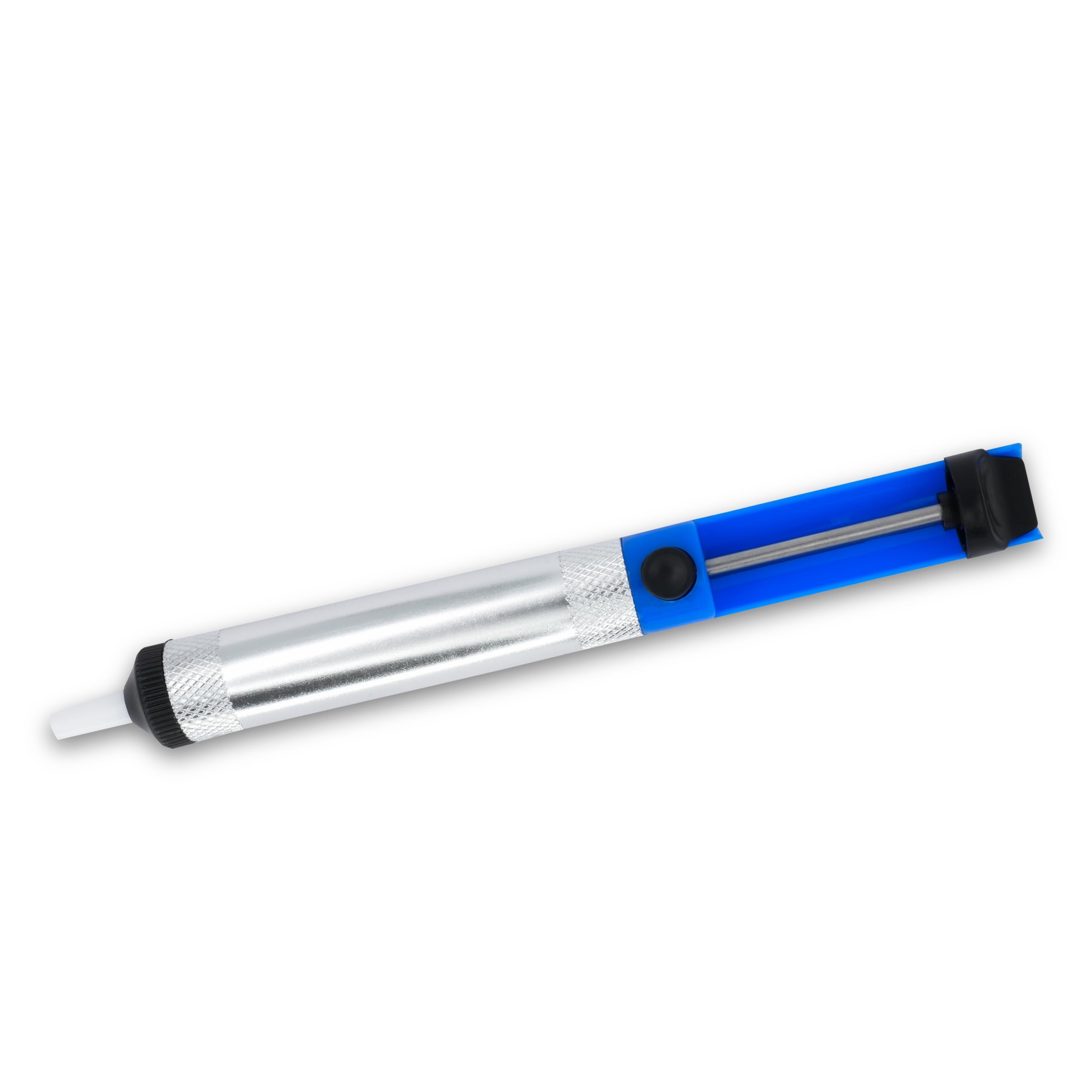 BIGtec Entlötsaugpumpe antistatisch Entlötpumpe Pumpe Lötabsauger Sauger Lötzinn Absaugpumpe Entlöten Auslöten Löten Löthilfe Teflonspitze Leichtmetall Angebot bei HelloDeals