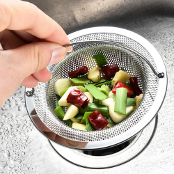 2 Stück Abflusssieb Küchenspüle Edelstahl - Waschbecken Sieb für Spülbecken Verstopfungsschutz Waschbecken Sieb Abfluss Spüle mit Griff 11cm - 2 Stück mit Griff Angebot bei HelloDeals